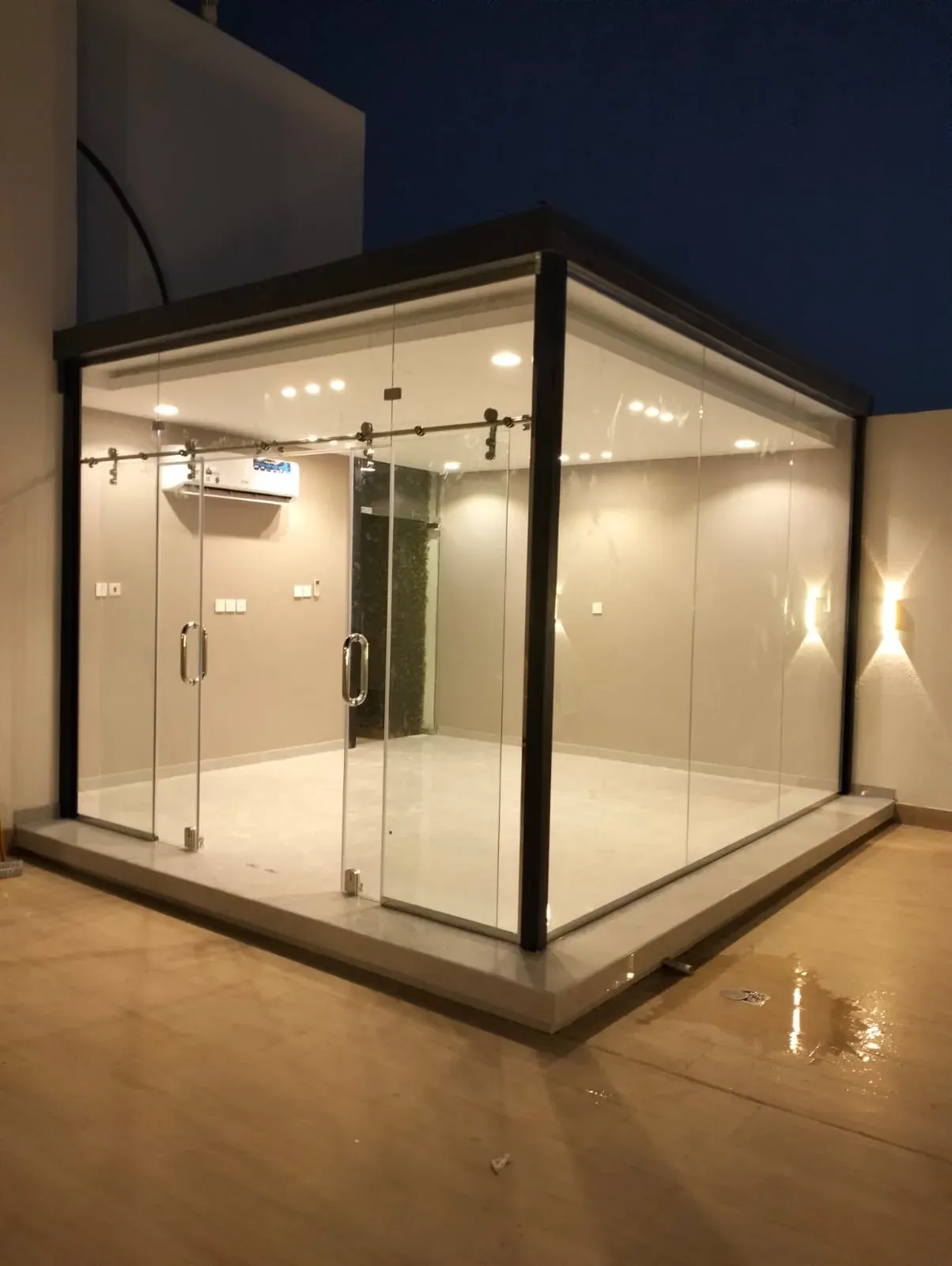 تركيب غرف زجاج