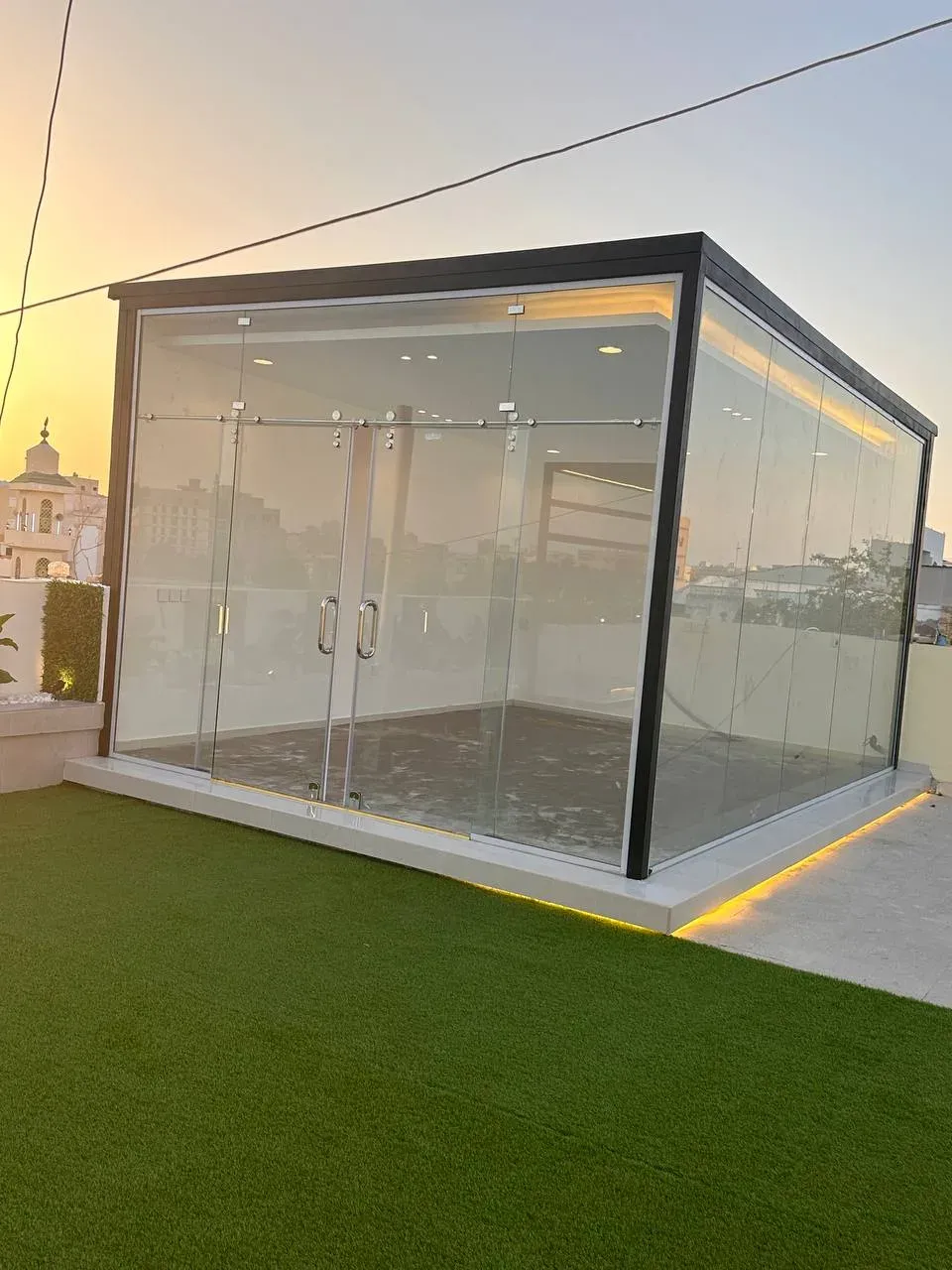 تركيب غرف زجاج