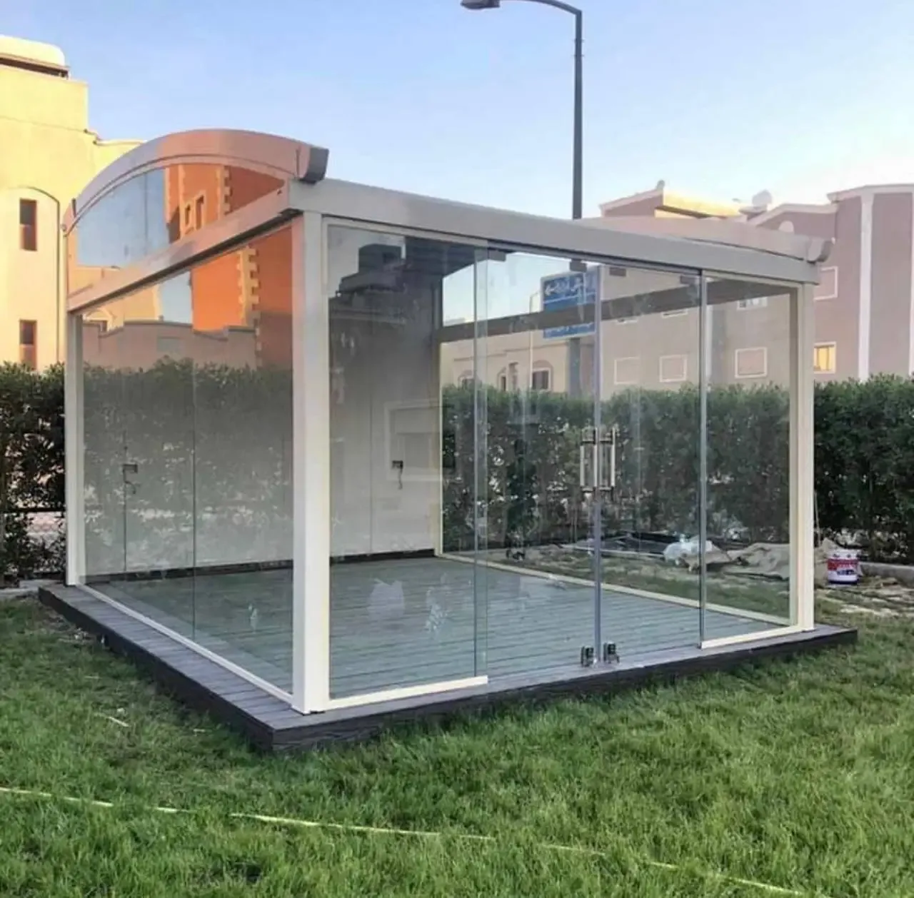 تركيب غرف زجاج